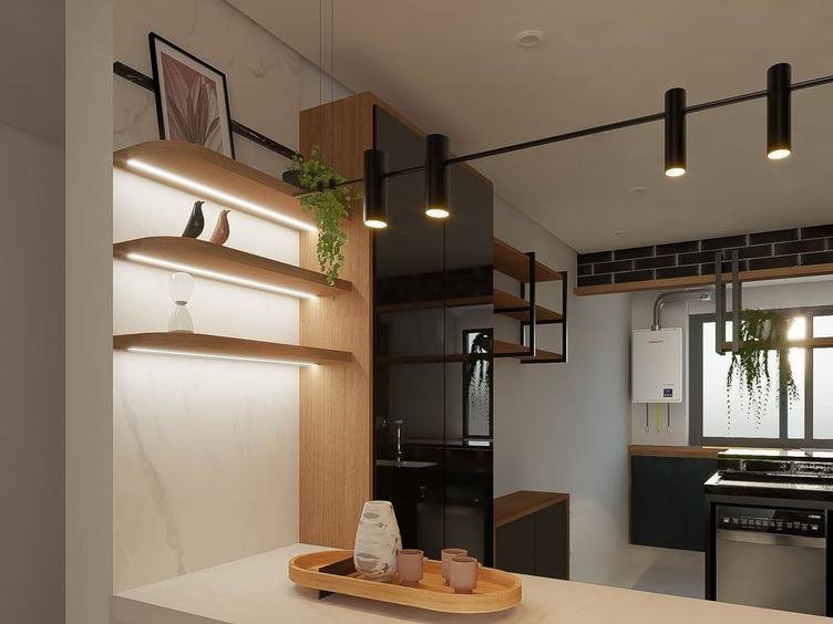 Apartamento 110 m², Cozinha e copa, Baeta Neves